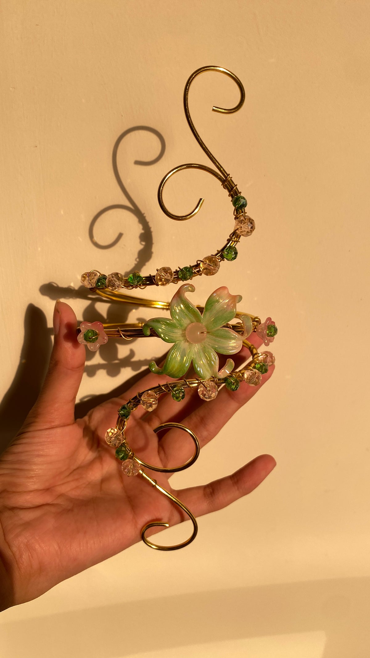 Mint gradient lily armcuff