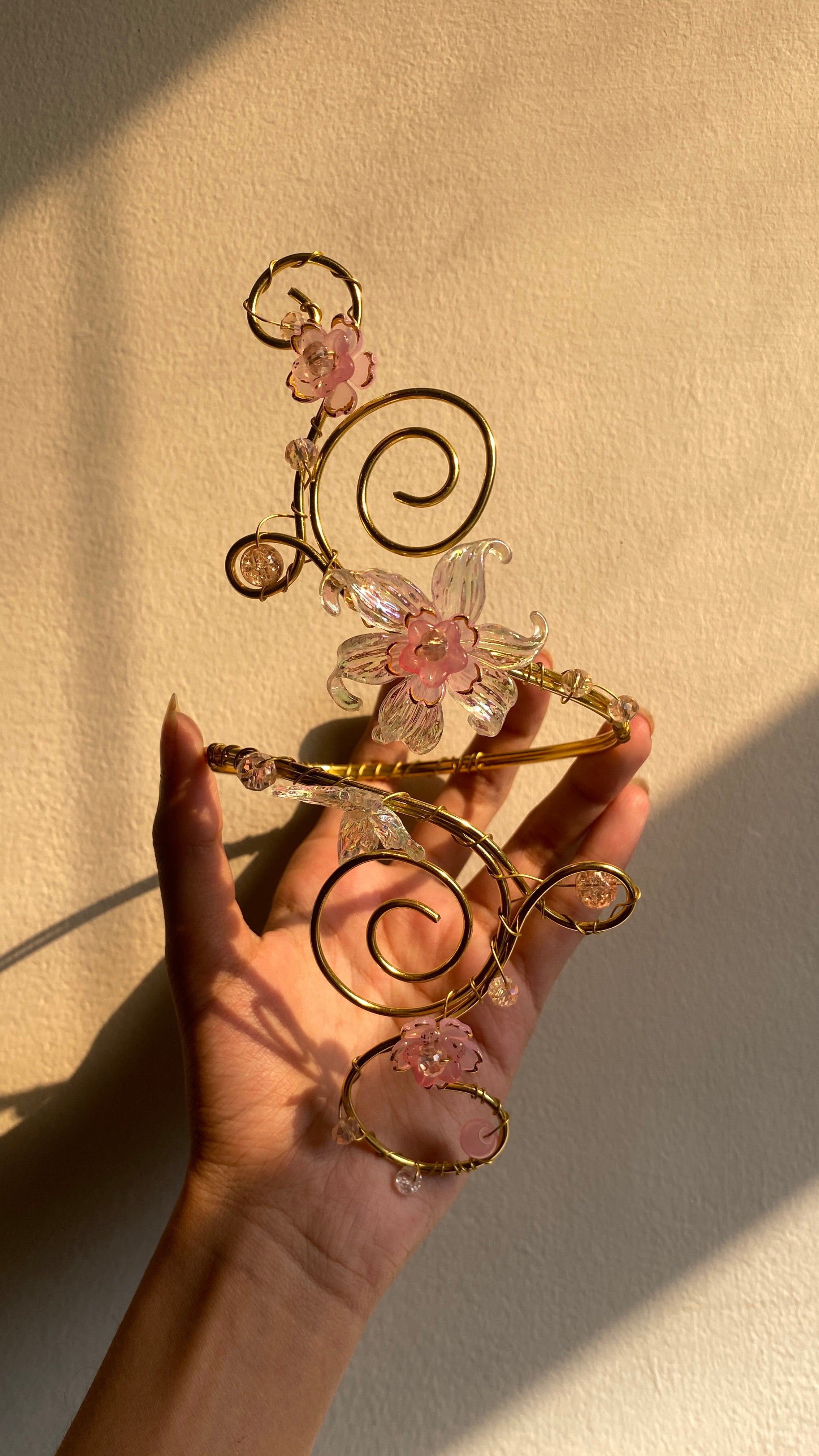 Pink enchanted armcuff