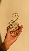 Golden pearl Lily armcuff