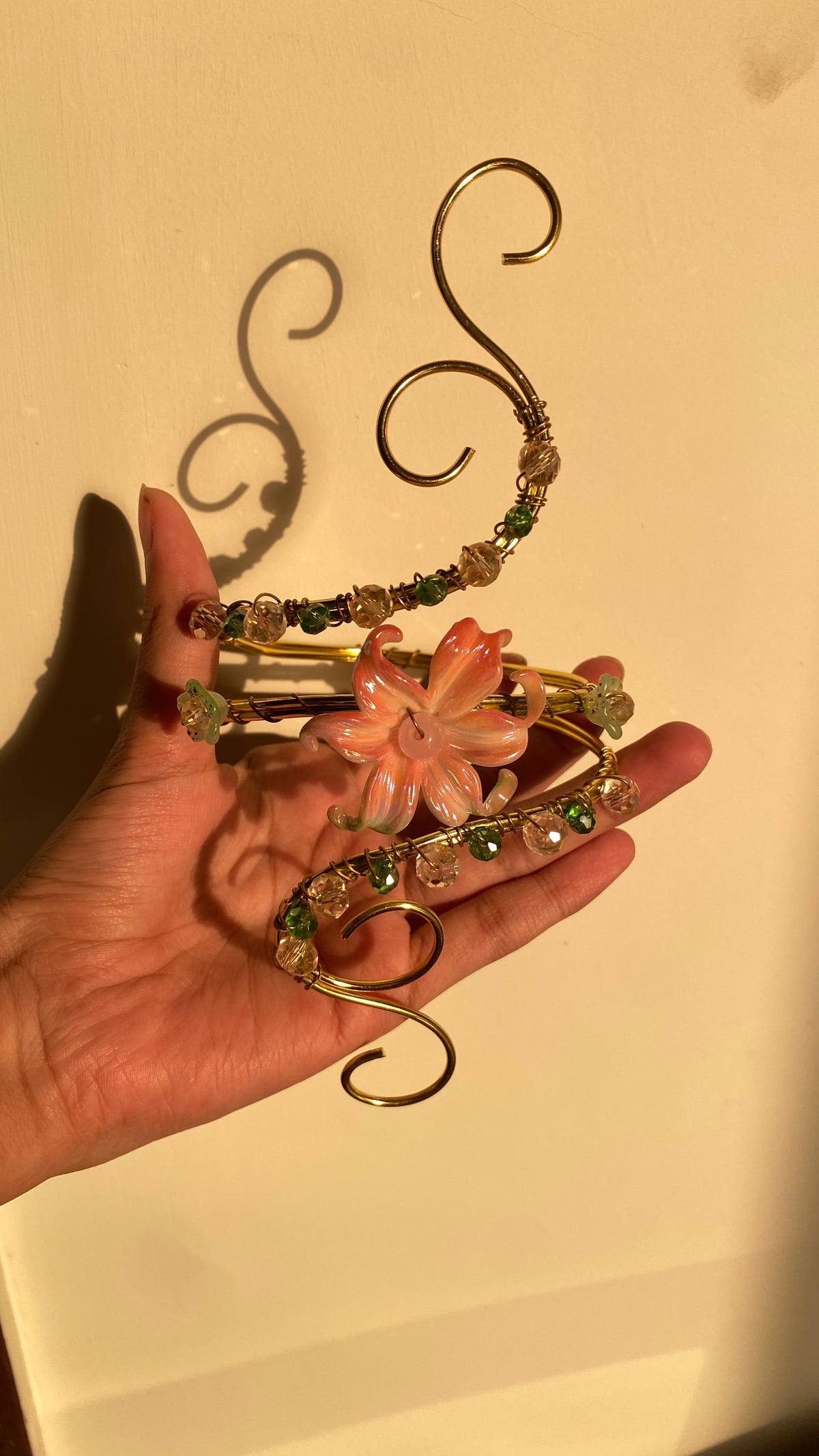 Pink gradient lily armcuff