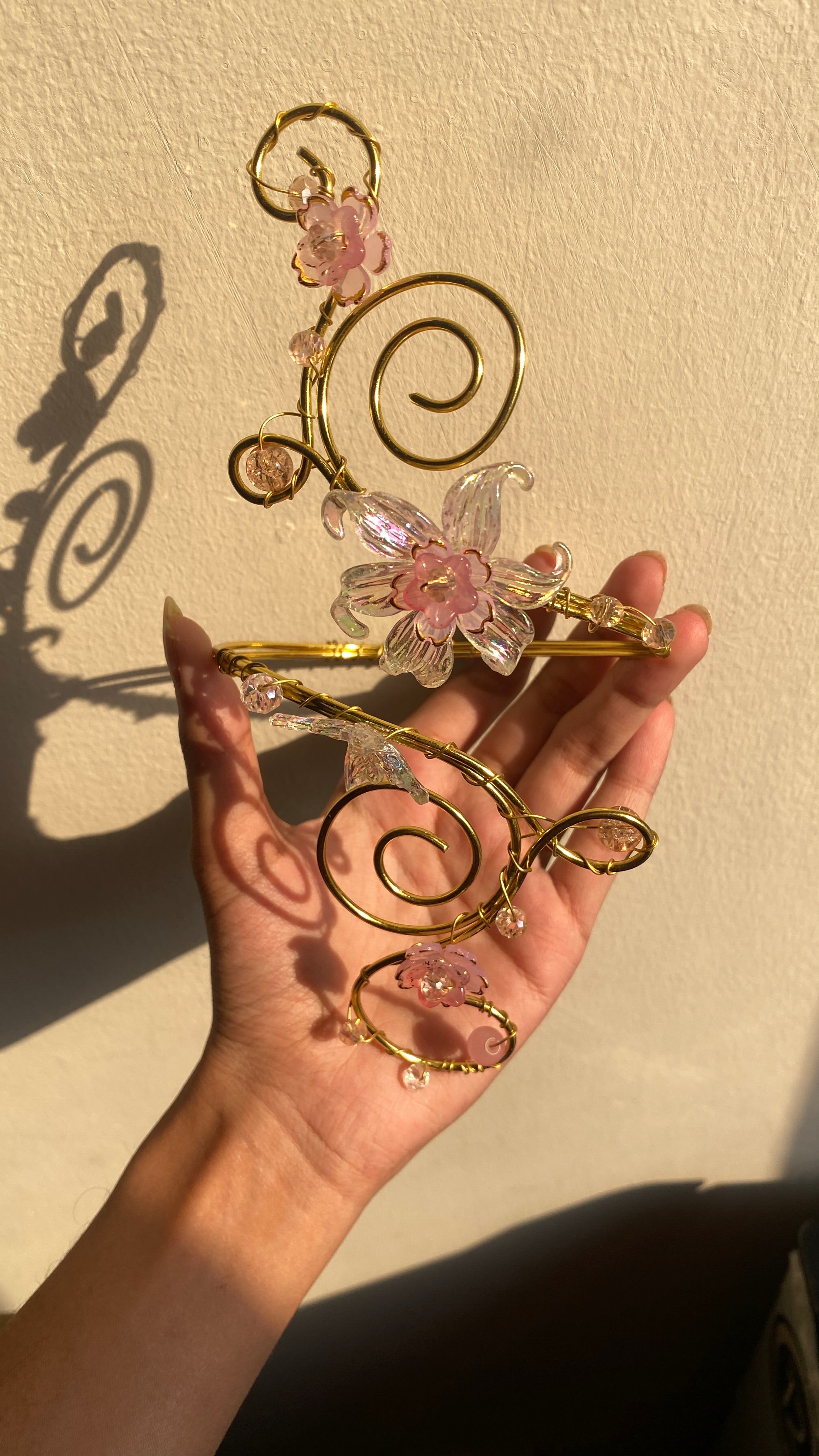 Pink enchanted armcuff