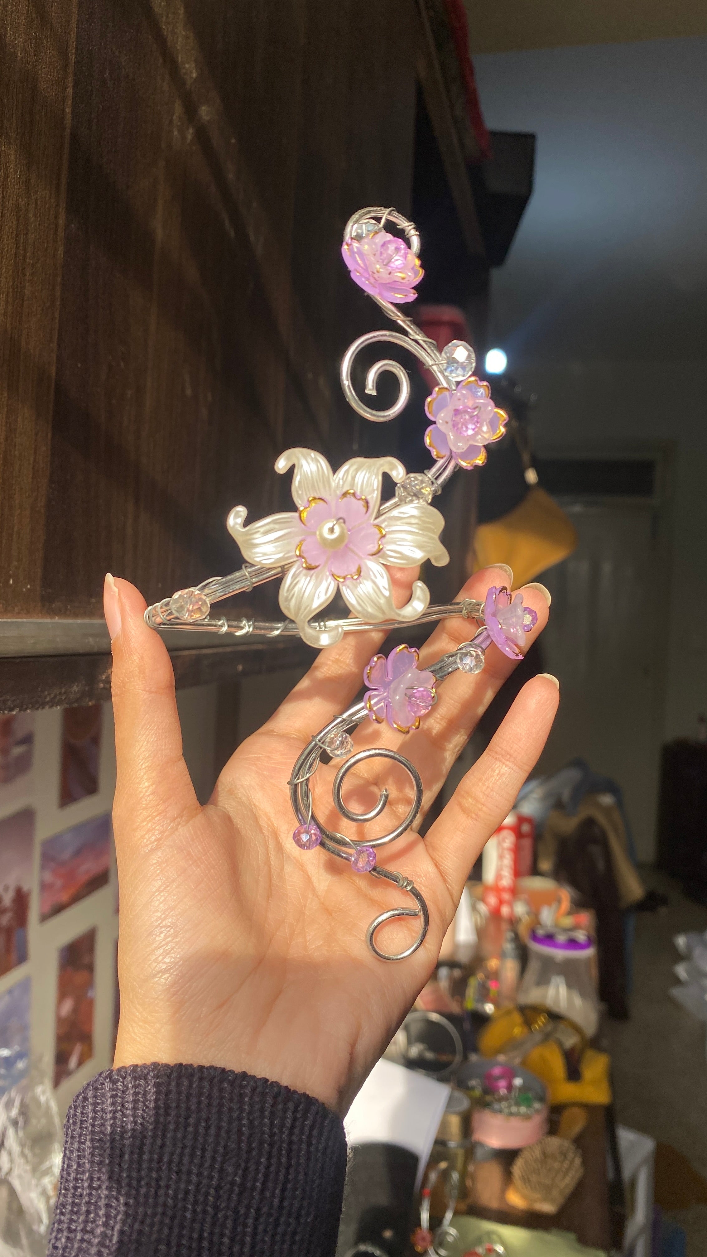 Lilac lily armcuff