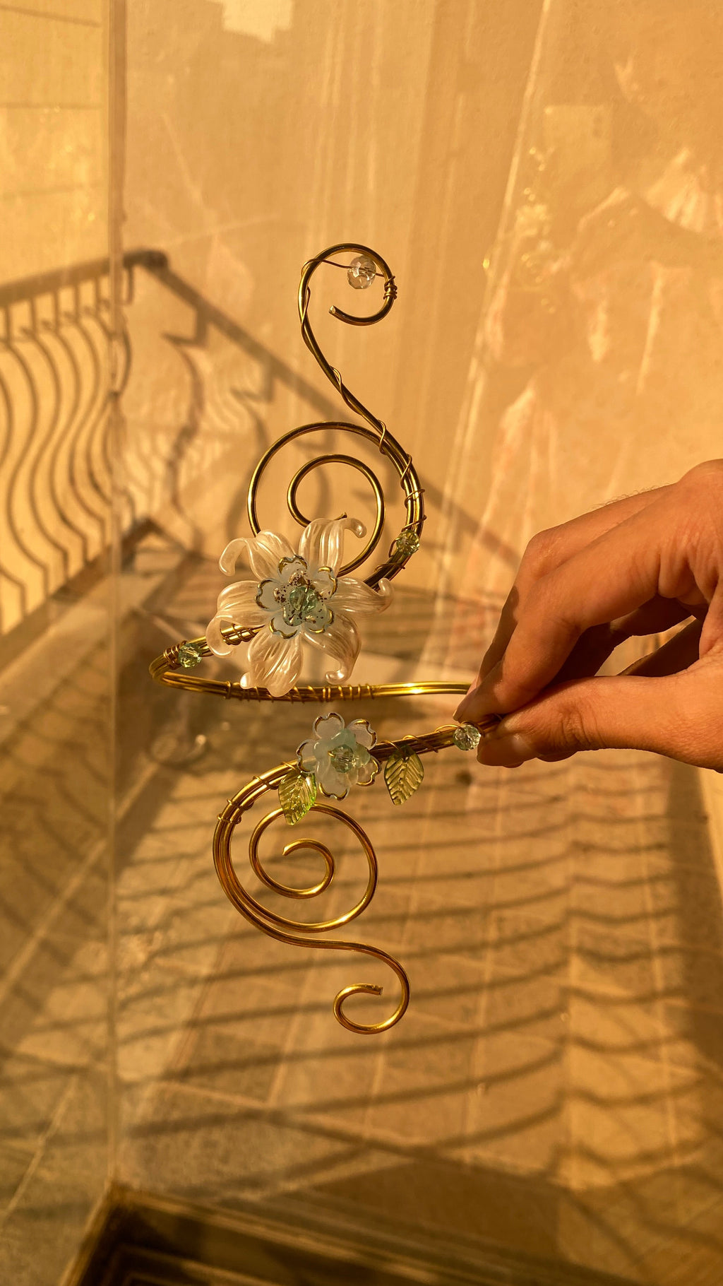 Blue Lily armcuff