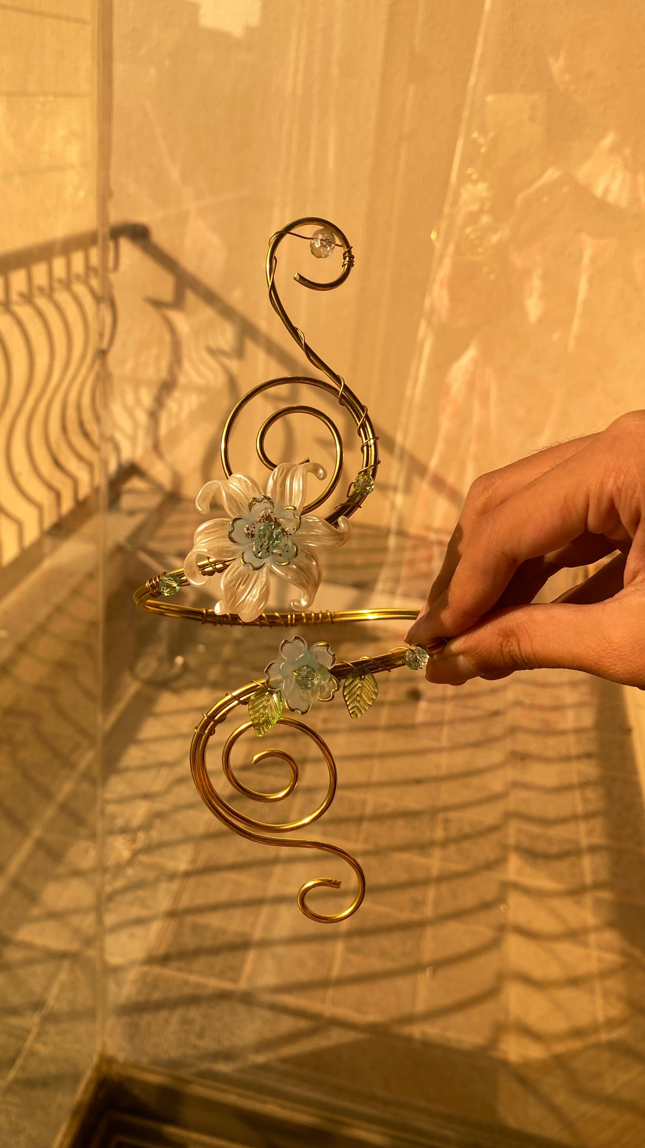 Blue Lily armcuff