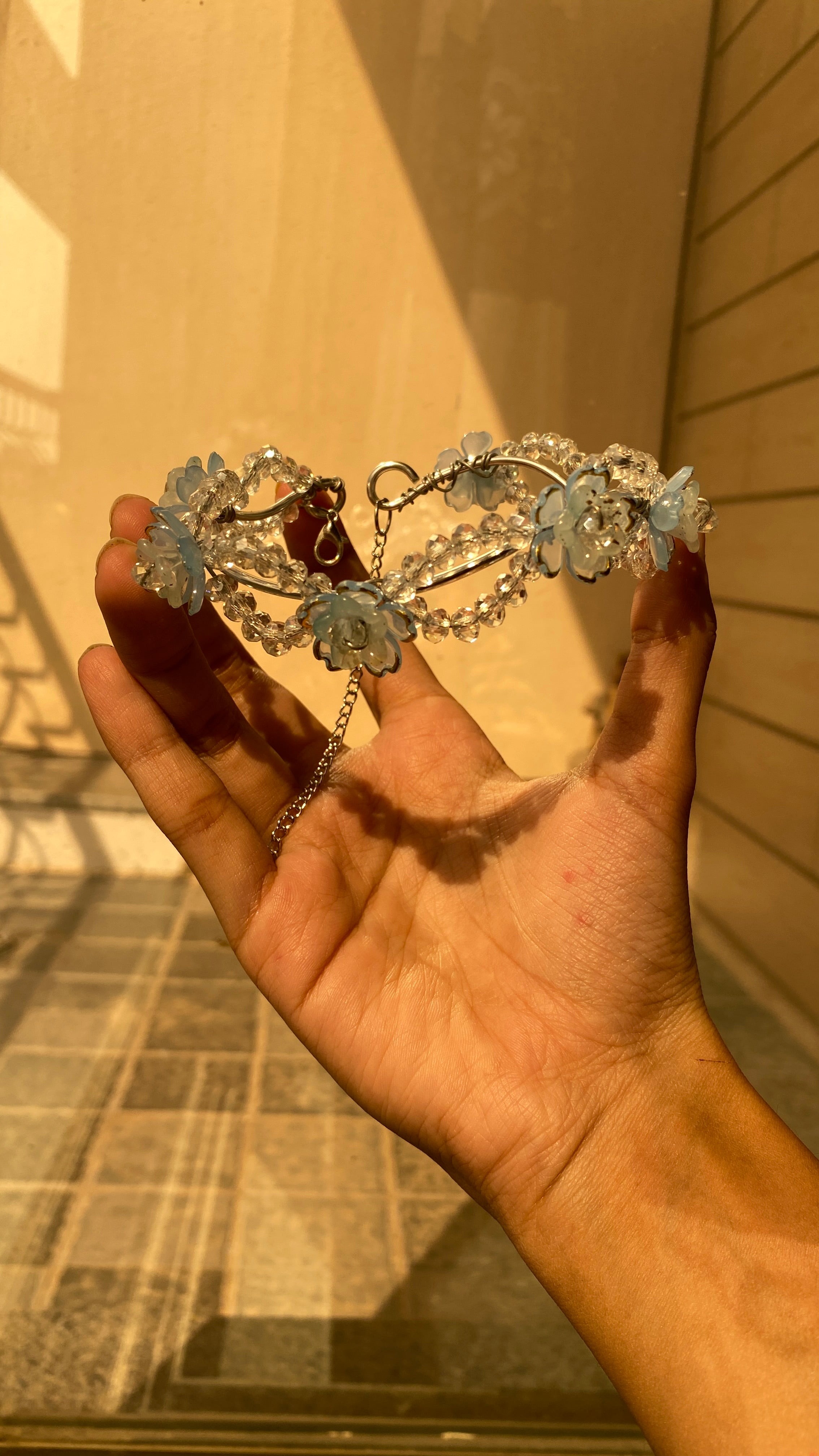 Silver Flower bracelet