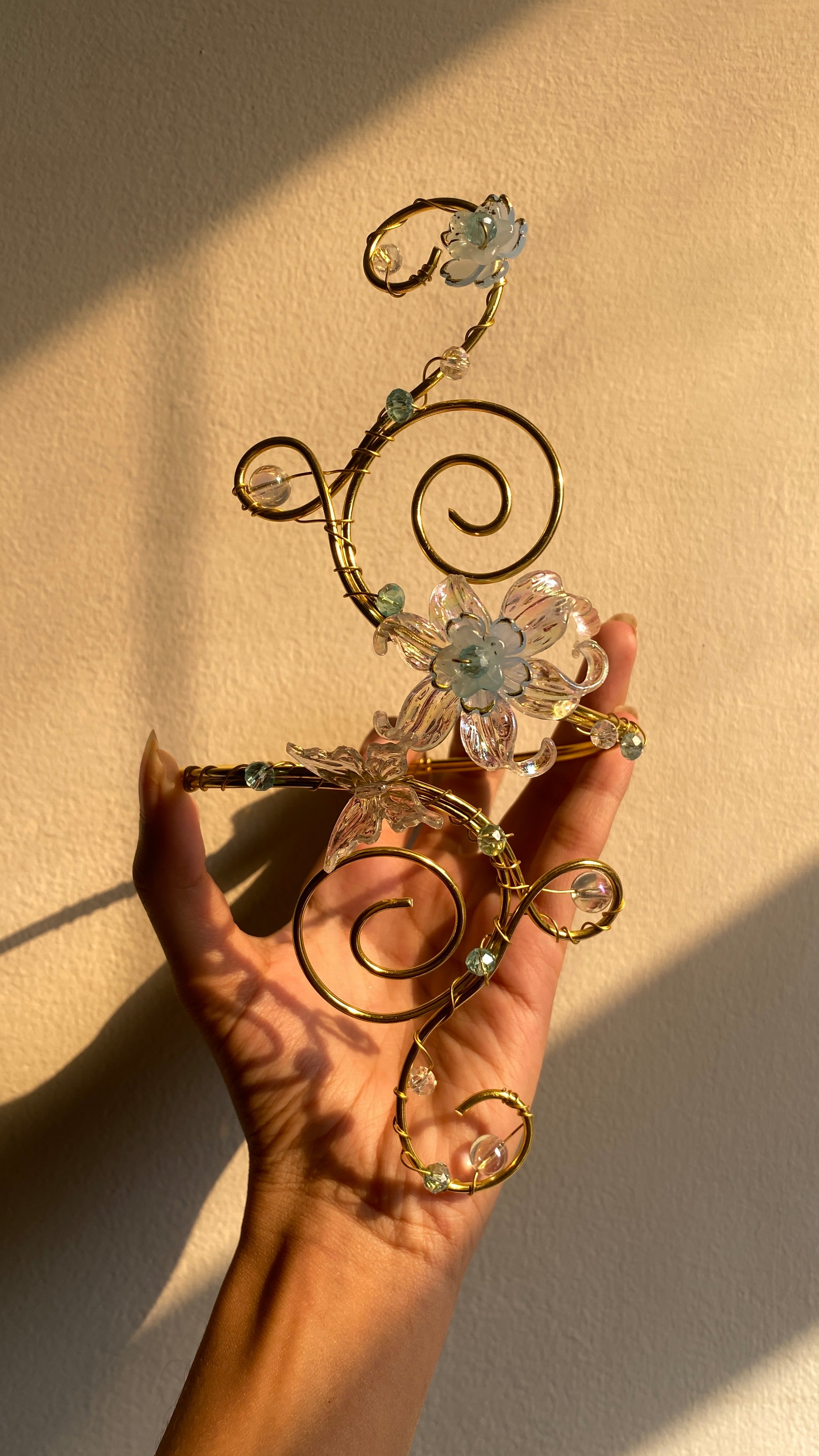 Blue enchanted armcuff