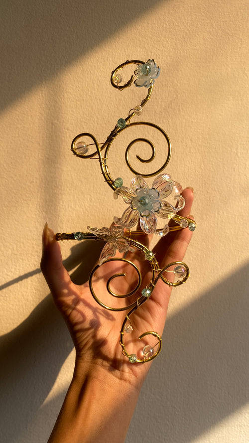 Blue enchanted armcuff
