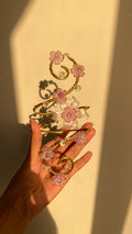 Lilac ethereal lily armcuff