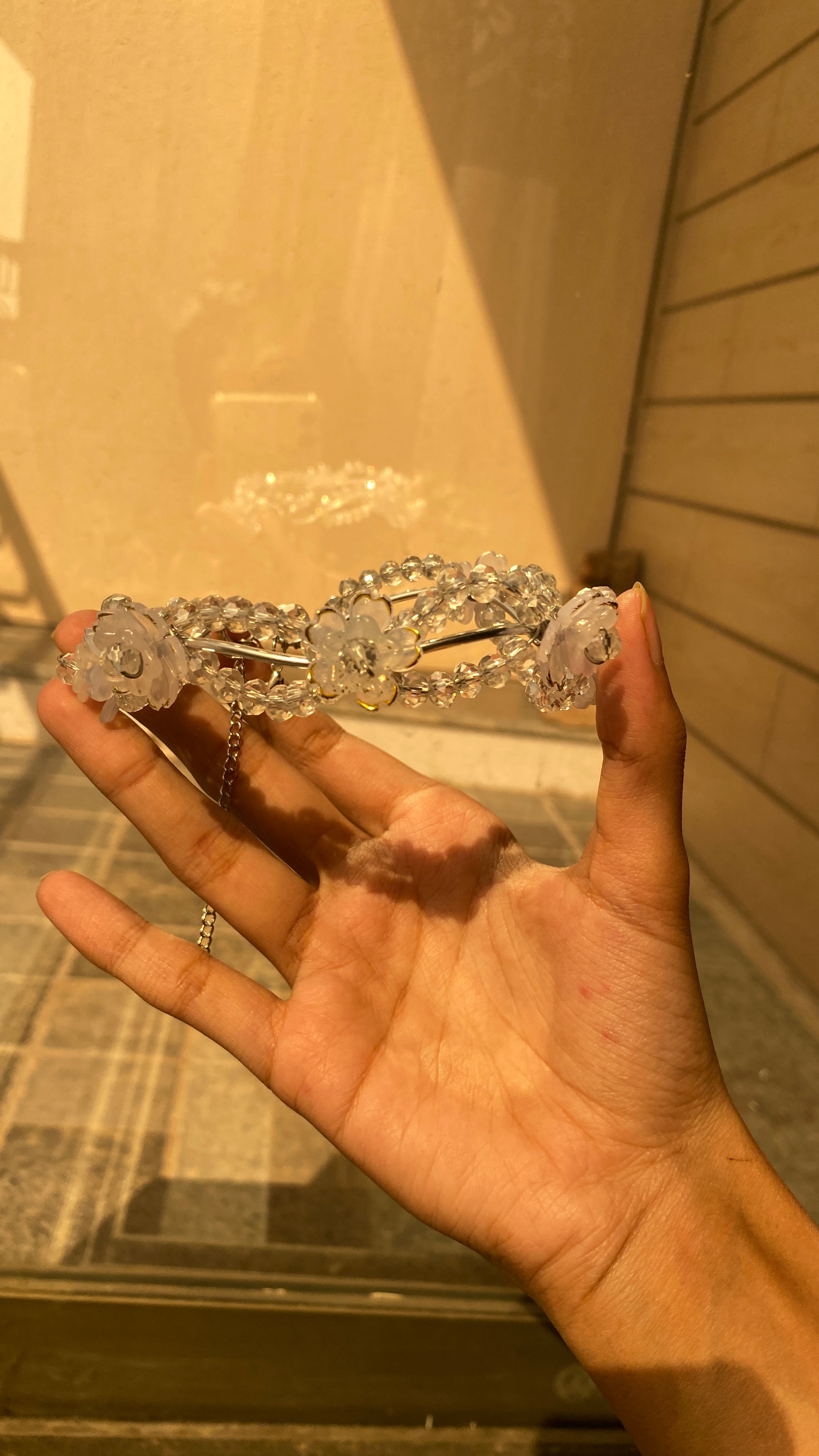 Silver Flower bracelet