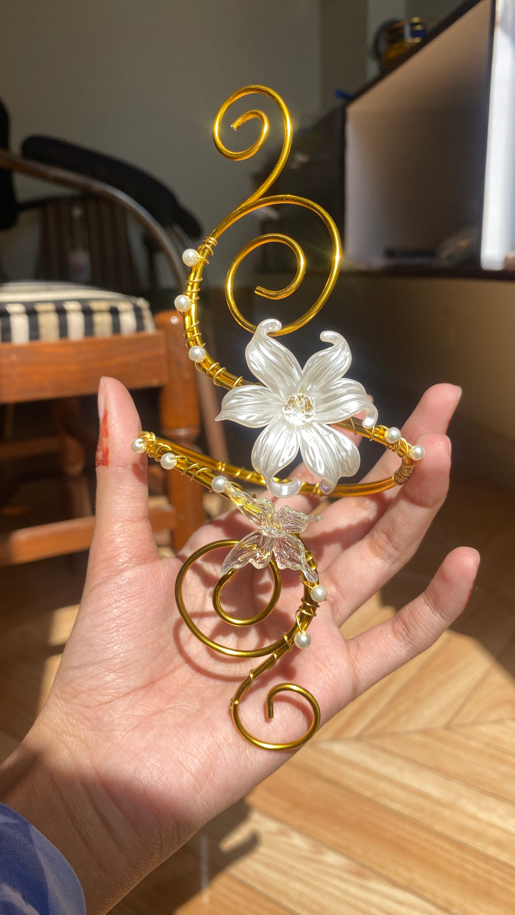 Lily butterfly armcuff