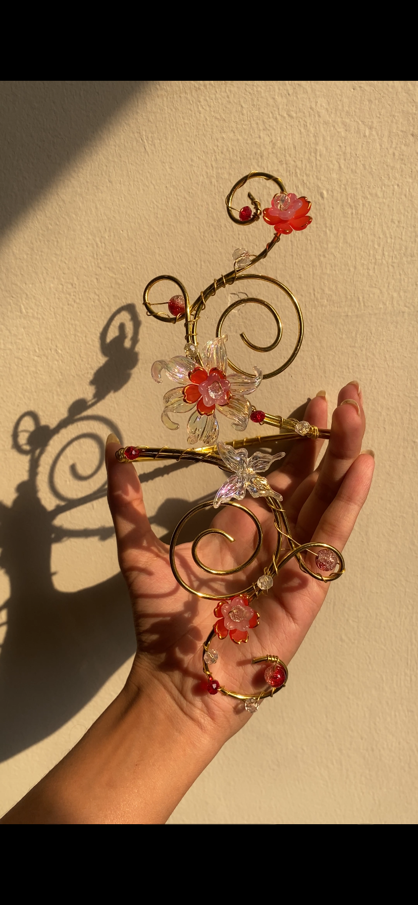 Scarlet enchanted armcuff