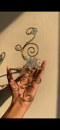 Blue enchanted armcuff