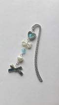 Blue coquette bookmark