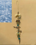 Blue chunky phone charm