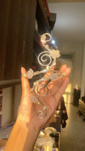 White flower arm cuff