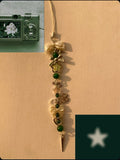 Green chunky phone charm