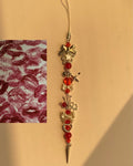 Red chunky phone charm