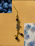 Blue berry phone charm