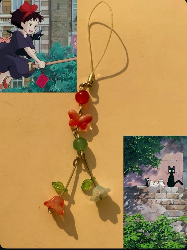 Kiki's delivery phone charm