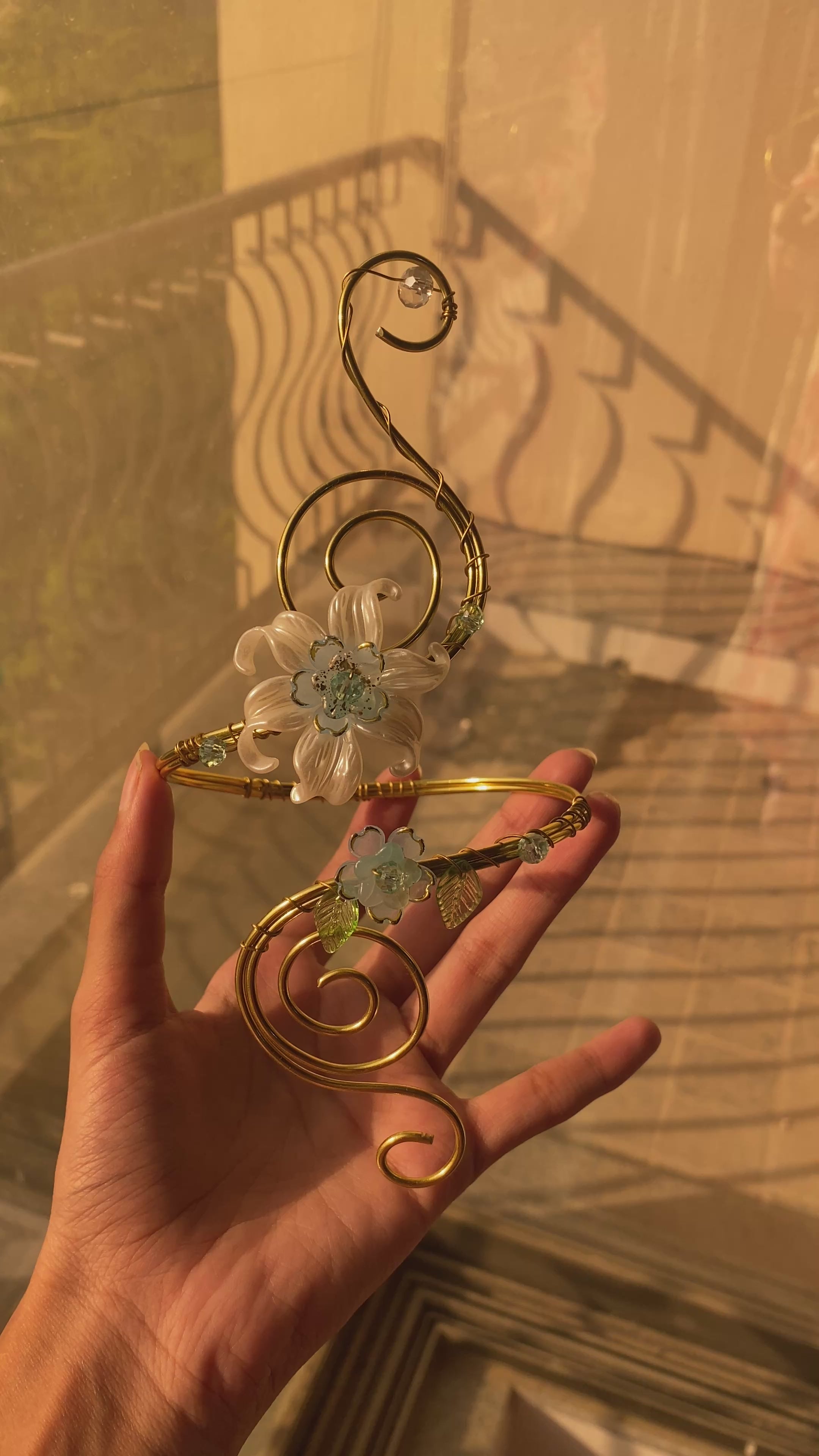 Blue Lily armcuff
