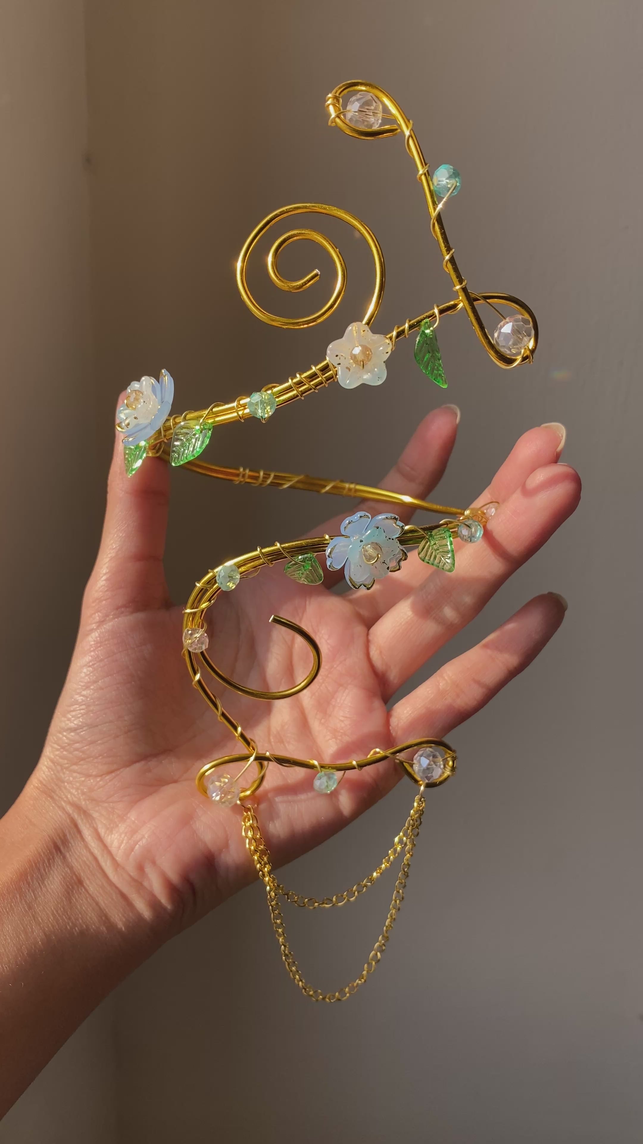 Cinderella inspired arm cuff