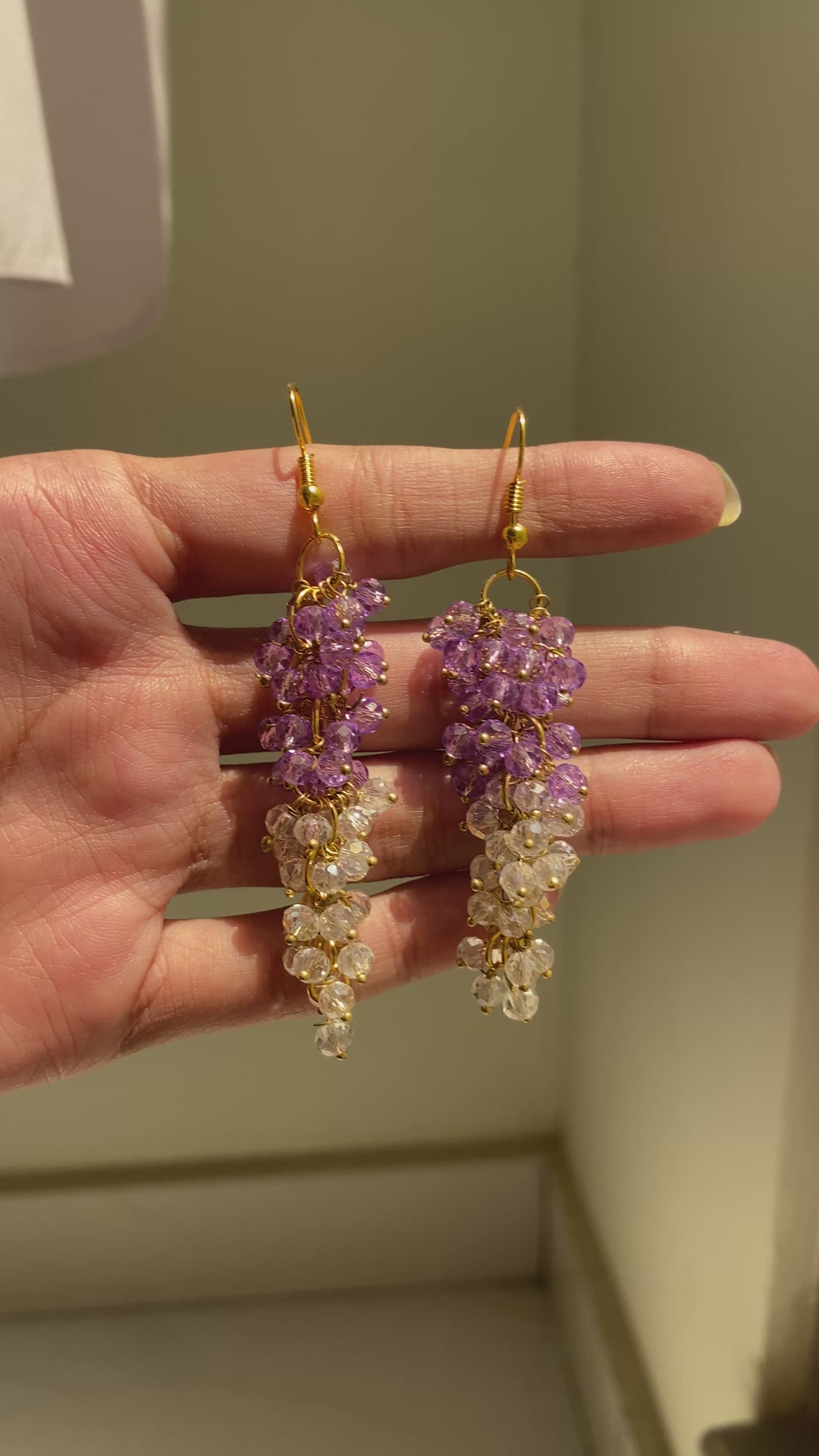 Wisteria earrings